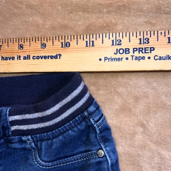 Jordache Skinny Girls Sz 10 Stretch Pull Up Denim Blue Ankle Leggings‎ (S) - Picture 6 of 8